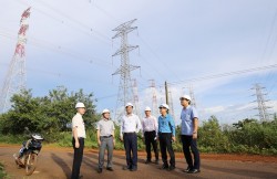 Kiểm điểm tiến độ thi công đường dây 500 kV Dốc Sỏi - Pleiku 2