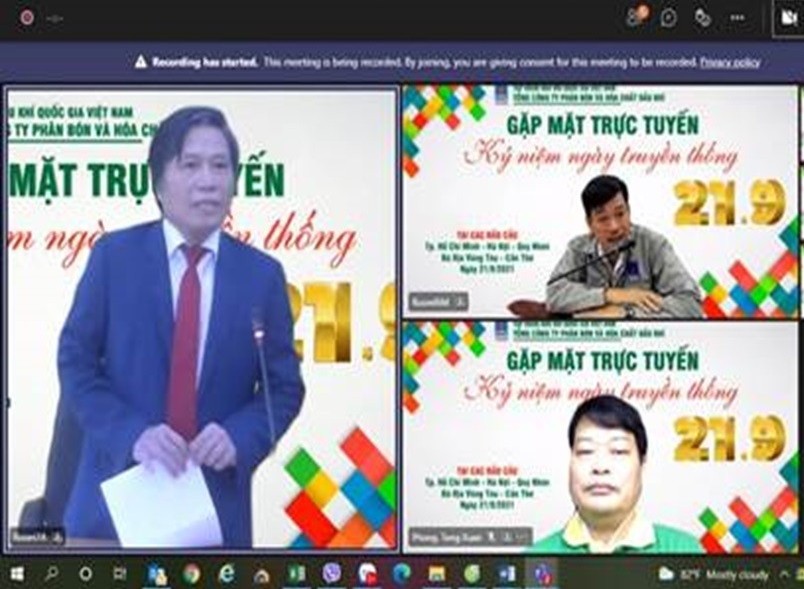 PVFCCo tổ chức gặp mặt trực tuyến nhân Ngày truyền thống