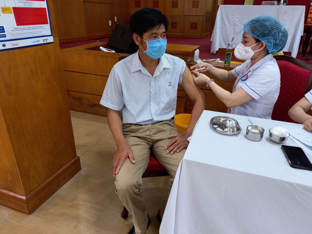 PTC2 nỗ lực tiêm vắc-xin phòng dịch Covid-19 cho người lao động