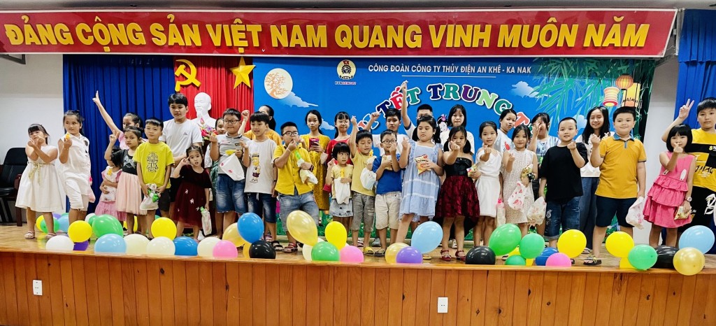 Công ty Thủy điện An Khê - Ka Nak: Sôi nổi ‘Đêm hội vui Tết Trung thu’