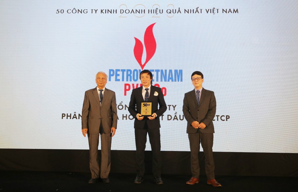 PVFCCo trong Top 50 công ty kinh doanh hiệu quả nhất Việt Nam 2023