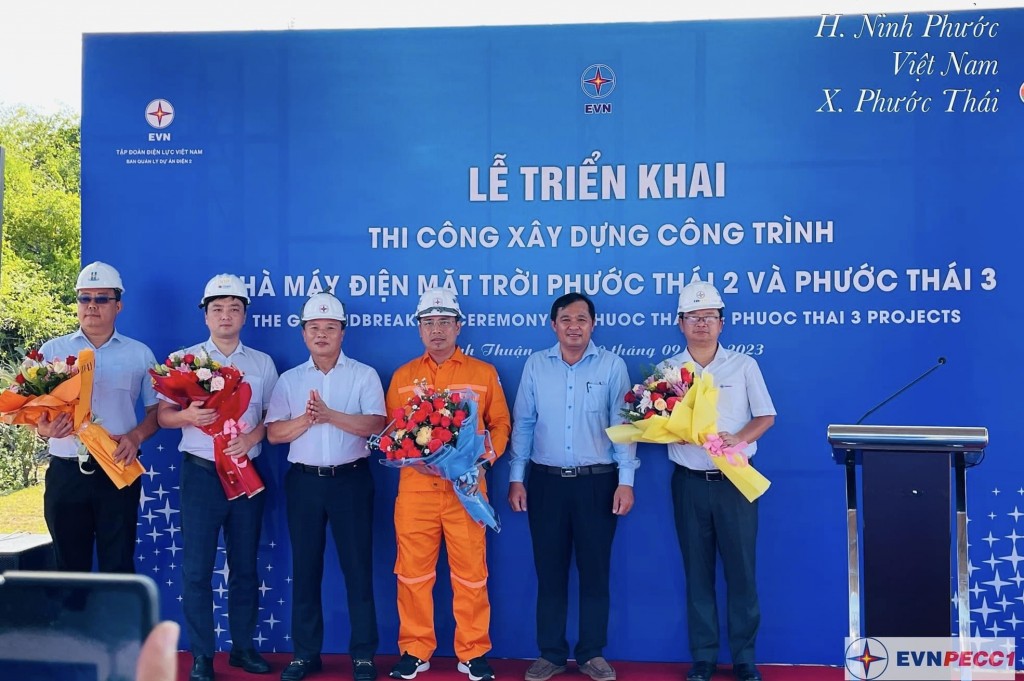 Triển khai thi công dự án Nhà máy điện mặt trời Phước Thái 2 và 3