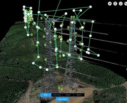 PTC2 hoàn thành lập đường bay tự động trên mô hình 3D cho UAV kiểm tra đường dây