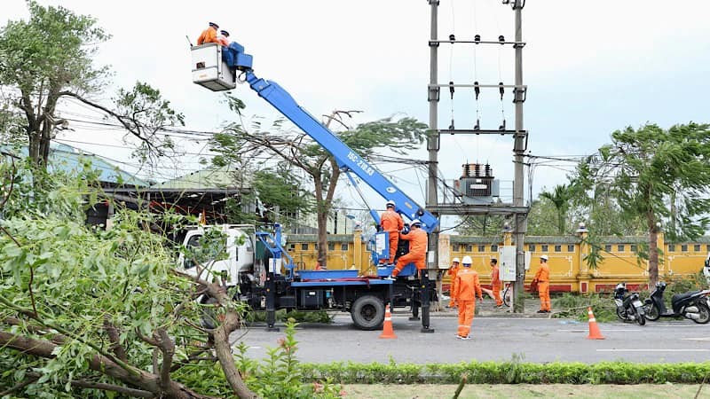 Tình hình khôi phục cung cấp điện sau bão Yagi của EVN (ngày 9/9/2024)