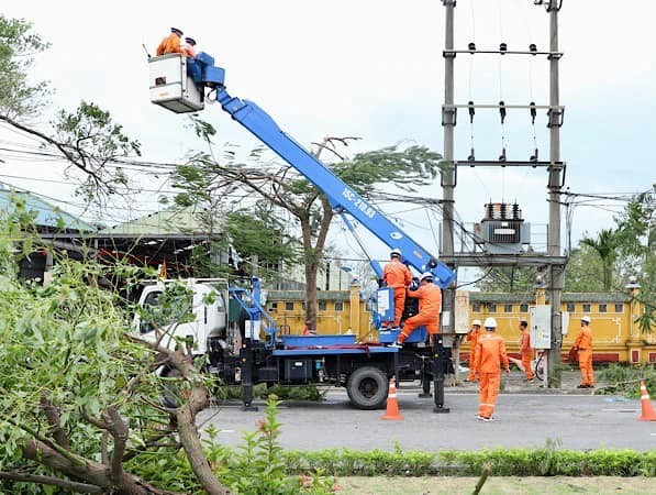 Tình hình khôi phục cung cấp điện sau bão Yagi của EVN (ngày 9/9/2024)