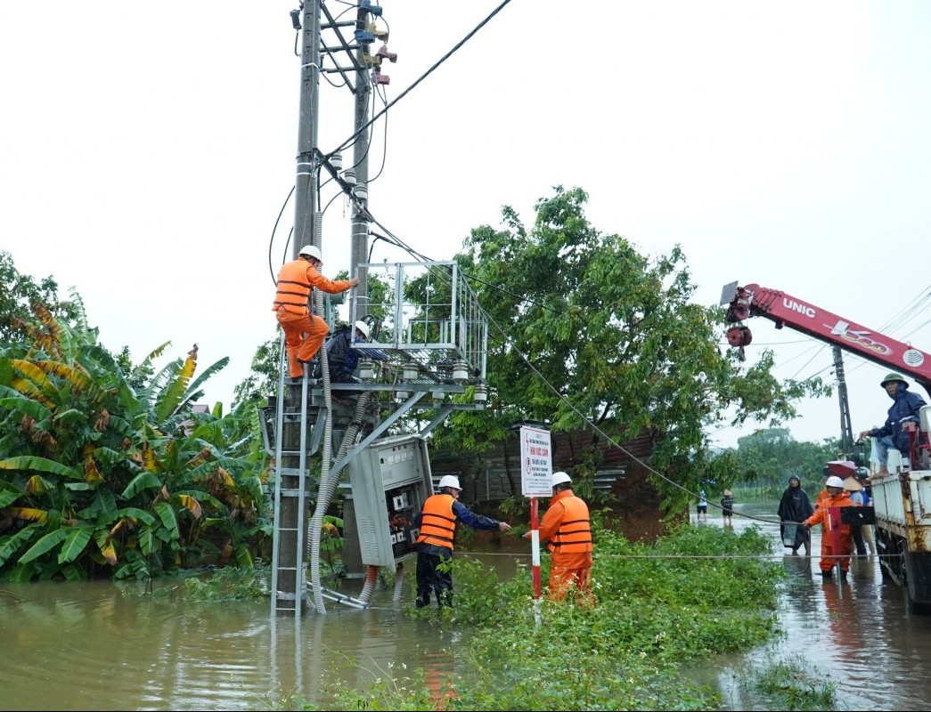 Tình hình vận hành các hồ thủy điện, khôi phục lưới điện sau bão số 3 của EVN (ngày 16/9/2024)