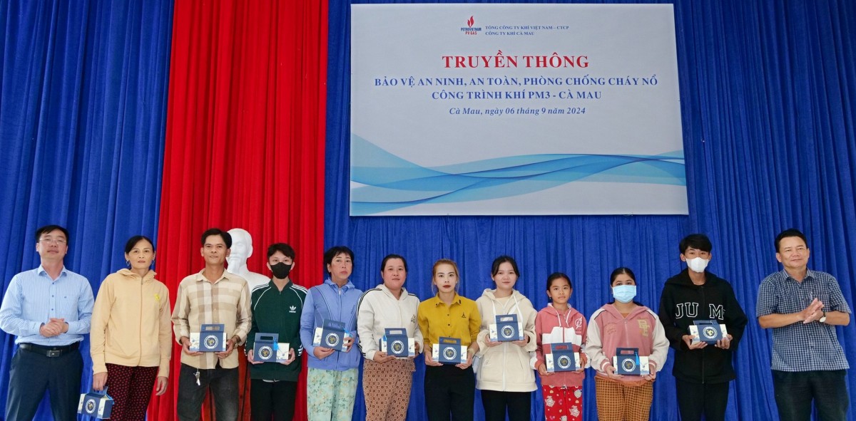 PV GAS CA MAU triển khai các chương trình đảm bảo an ninh, an toàn công trình khí