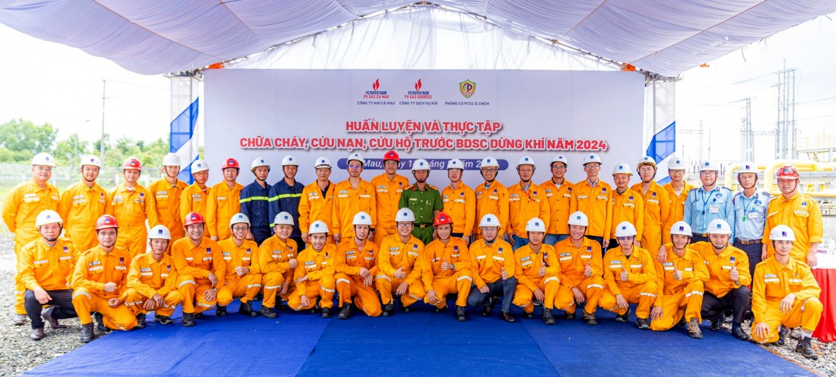 PV GAS CA MAU triển khai các chương trình đảm bảo an ninh, an toàn công trình khí