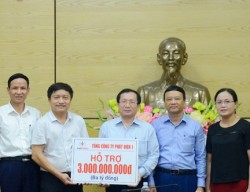 GENCO1 giúp người dân Nghệ An khắc phục hậu quả mưa lũ