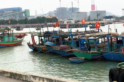 Tạo điều kiện cho 450 tàu đánh cá tránh bão tại cảng Nhiệt điện Nghi Sơn