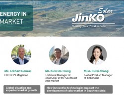 JinkoSolar tổ chức hội thảo trực tuyến về thị trường pin mặt trời ở Đông Nam Á
