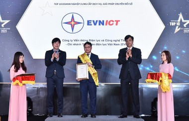 EVNICT trong Top 10 doanh nghiệp công nghệ thông tin Việt Nam 2021