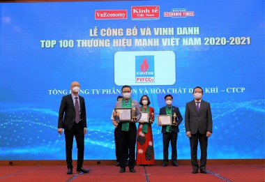 Đạm Phú Mỹ trong Top 100 Thương hiệu mạnh Việt Nam 2020 - 2021