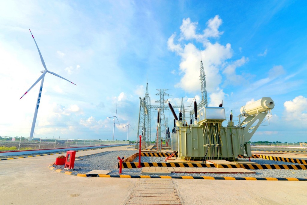 Chính thức vận hành thương mại Nhà máy điện gió Kosy Bạc Liêu