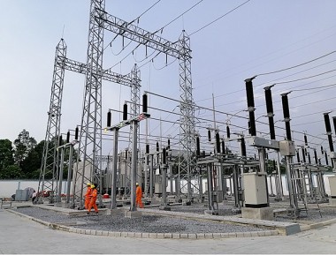 Đóng điện công trình Trạm biến áp 110 kV Mỹ Phước 3 (Bình Dương)