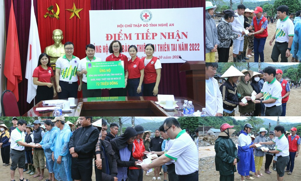 PVFCCo kịp thời hỗ trợ đồng bào vùng lũ Kỳ Sơn (Nghệ An)