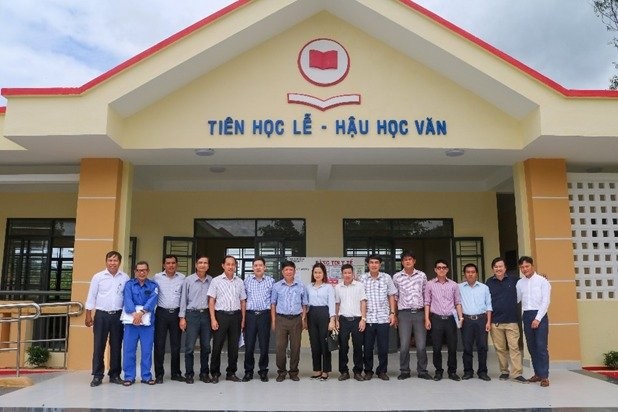 Bàn giao công trình trường học tại Phú Yên do VSH tài trợ