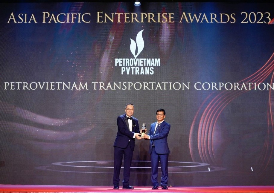 PVTrans tiếp tục nhận ‘cú đúp’ giải thưởng tại APEA năm 2023