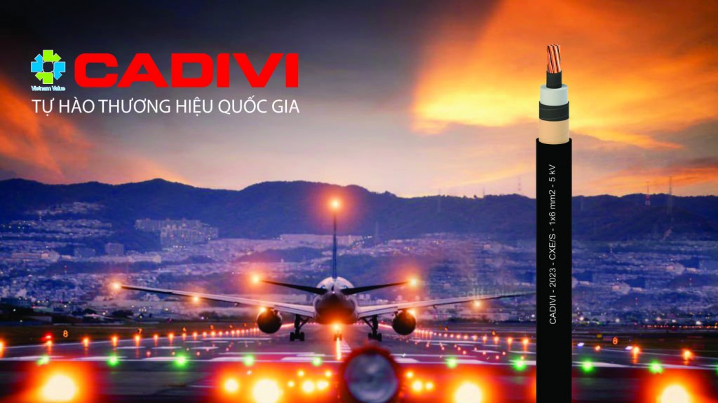 CADIVI phát triển thành công cáp điện sơ cấp cho hệ thống đèn hiệu sân bay