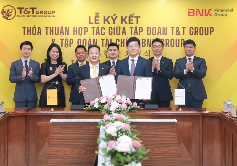 T&T Group hợp tác với Tập đoàn Tài chính BNK (Hàn Quốc)