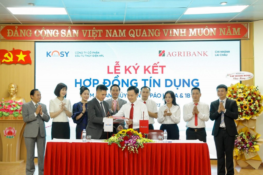 Ký hợp đồng tín dụng cho cụm dự án Thủy điện Tả Páo Hồ của Tập đoàn Kosy