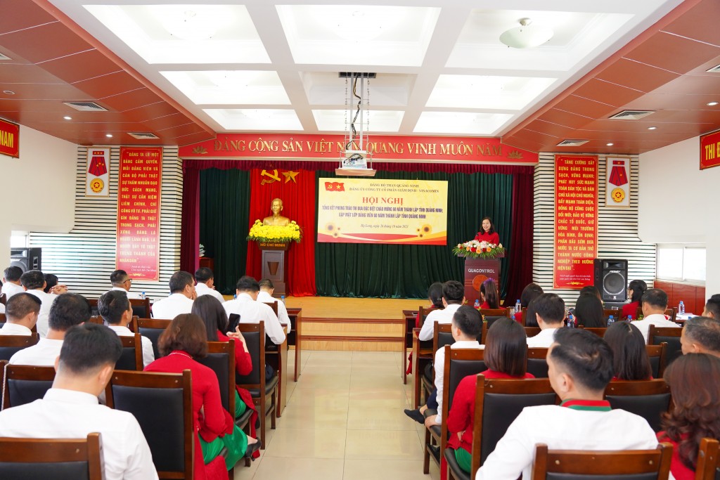 Đảng bộ Công ty CP Giám định - Vinacomin tổng kết phong trào thi đua chào mừng 60 năm thành lập tỉnh Quảng Ninh