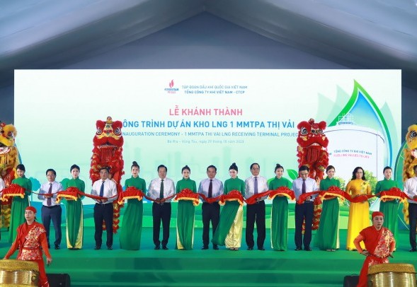 Khánh thành dự án Kho cảng LNG Thị Vải (giai đoạn 1)