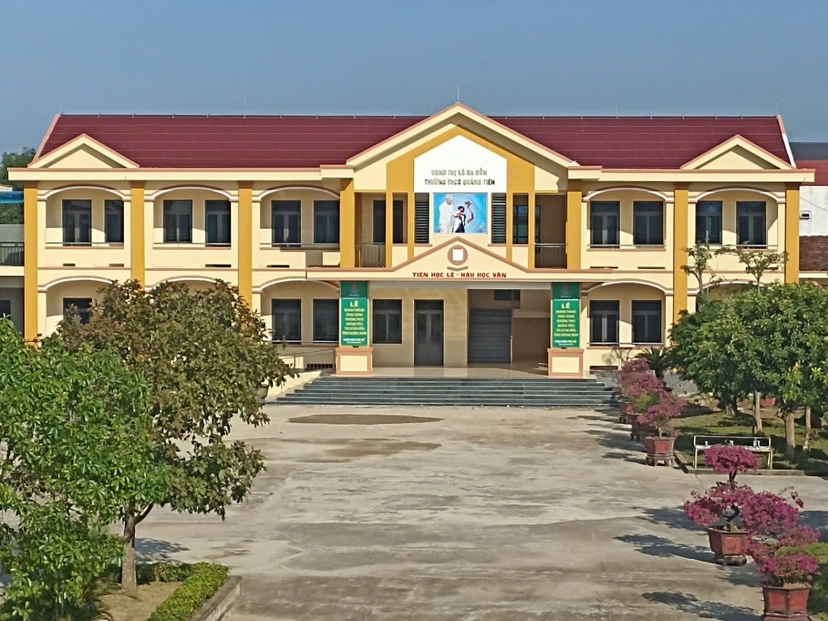 PVFCCo khánh thành, bàn giao Nhà lớp học và chức năng Trường THCS Quảng Tiên