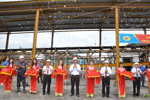 Khánh thành công trình lắp đặt tời chở người dự án mỏ Bình Minh