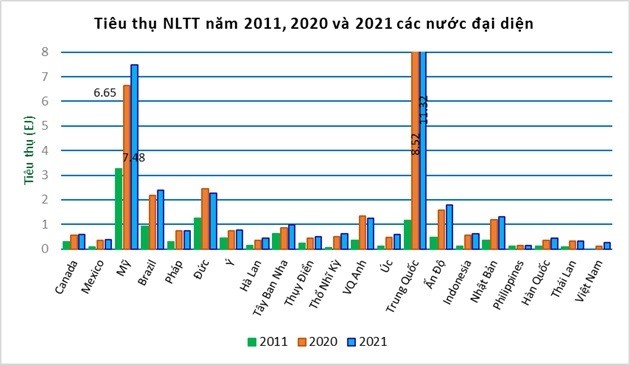 Tổng quan năng lượng tái tạo toàn cầu và Việt Nam năm 2011, 2020 - 2021