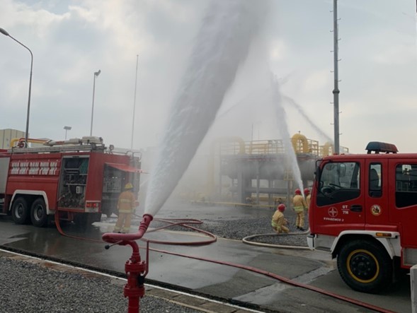 Nhiệt điện Phú Mỹ chủ động trong phòng cháy chữa cháy và cứu nạn cứu hộ