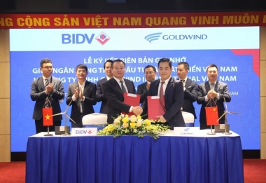 Goldwind và BIDV hợp tác hỗ trợ các dự án điện gió tại Việt Nam