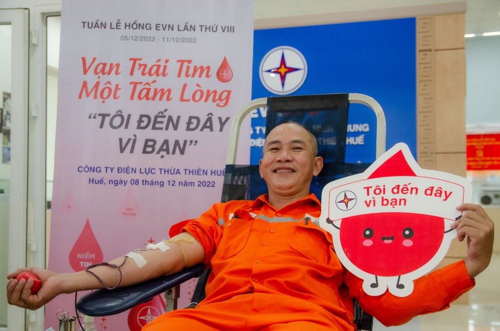 Kết quả thực hiện chương trình hiến máu tình nguyện Tuần lễ hồng EVN lần thứ VIII