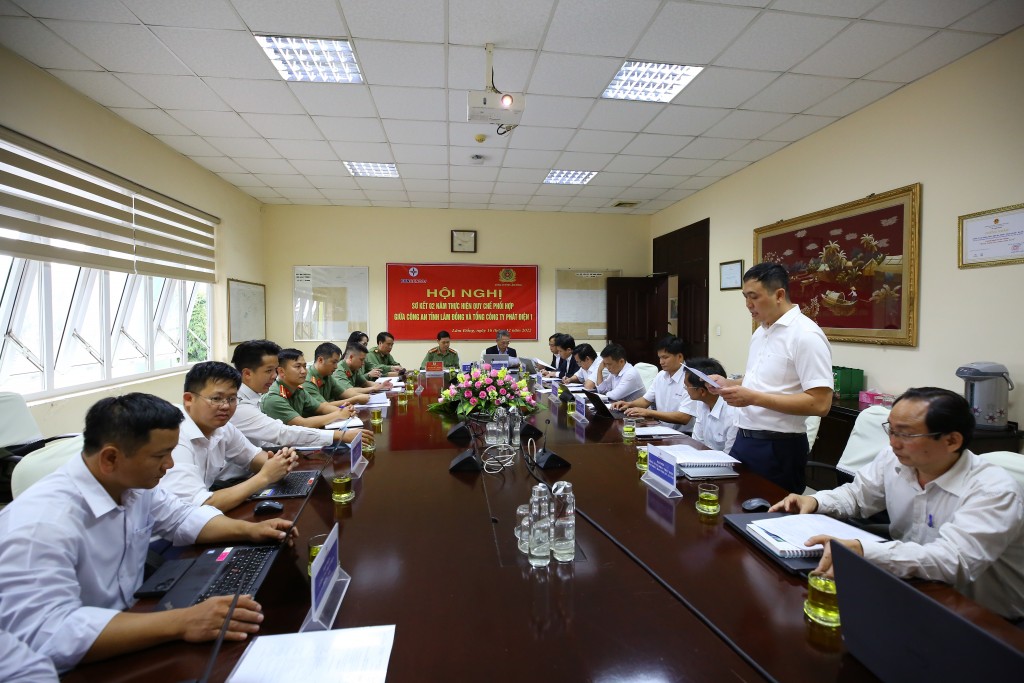 Hội nghị sơ kết 2 năm thực hiện quy chế phối hợp giữa EVNGENCO1 và Công an tỉnh Lâm Đồng