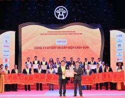 CADI-SUN và Tổng giám đốc Phạm Lương Hòa nhận bằng khen của UBND TP. Hà Nội