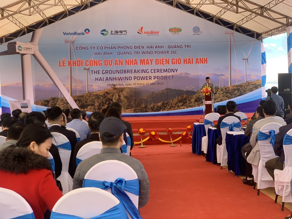 Khởi công dự án Nhà máy điện gió Hải Anh tại Quảng Trị