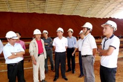 Tổng giám đốc Vinacomin kiểm tra tiến độ dự án Alumin Nhân Cơ và bauxite Tân Rai