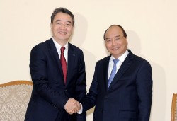 Thủ tướng tiếp tân Tổng giám đốc Doosan Vina