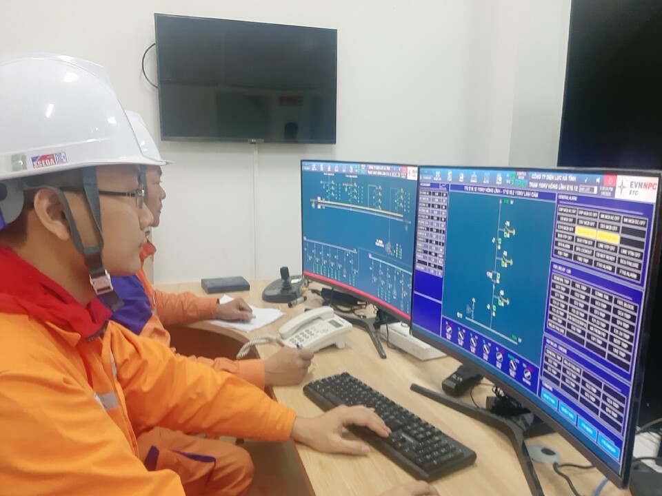 Đóng điện thành công Trạm biến áp 110 kV Hồng Lĩnh (Hà Tĩnh)