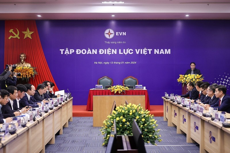 Thủ tướng Chính phủ làm việc với Tập đoàn Điện lực Việt Nam