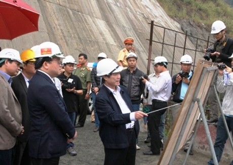Phó Thủ tướng Hoàng Trung Hải kiểm tra các thủy điện ở Tây Bắc