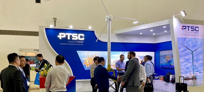 PTSC - DN Việt Nam duy nhất tham gia triển lãm Wind Energy Asia 2023 tại Đài Loan