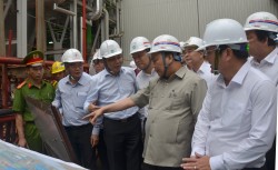 Thủ tướng thăm công trường Nhà máy Nhiệt điện Thái Bình