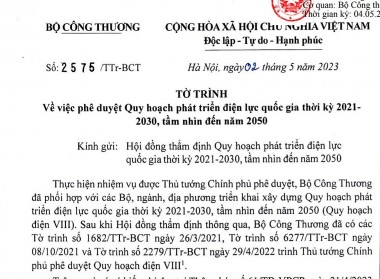 Một vài đánh giá về Quy hoạch điện VIII (chỉnh sửa, bổ sung tháng 5/2023)