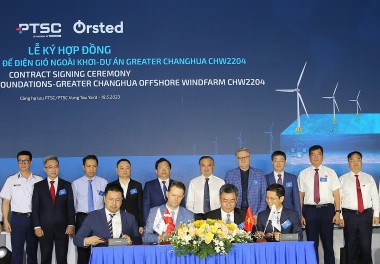 PTSC bắt đầu chế tạo chân đế điện gió ngoài khơi cho dự án CHW2204 ở Đài Loan