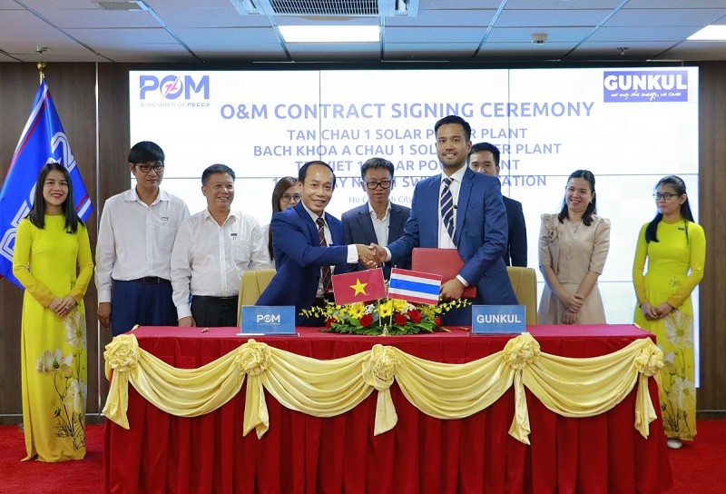 PECC2 đảm nhận vận hành 3 nhà máy điện mặt trời của Gunkul tại tỉnh Tây Ninh