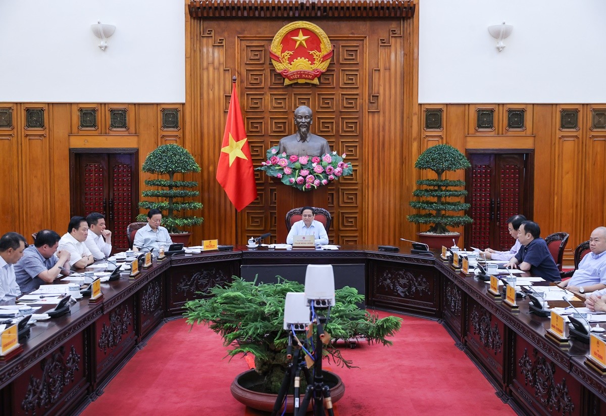 Thủ tướng chủ trì họp bàn kiểm soát tiến độ đường dây 500kV (Quảng Trạch - Phố Nối)
