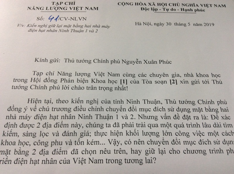 Có nên chuyển đổi mục đích sử dụng mặt bằng nhà máy ĐHN Ninh Thuận?