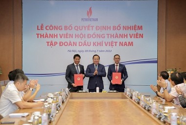 Công bố các quyết định bổ nhiệm Thành viên HĐTV Tập đoàn Dầu khí Việt Nam