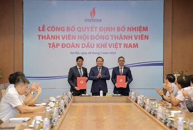 cong bo cac quyet dinh bo nhiem thanh vien hdtv tap doan dau khi viet nam